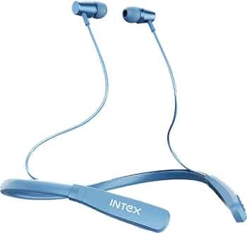 Intex Musique Fantasy Bluetooth v5.1 Wireless Earphone with mic, Upto 20Hrs Playtime, with Throbbing Bass, AI Assistant, SD Card Port and Matt Finish ...