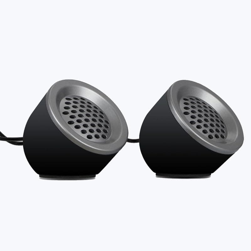 D25 Zeb Pluto 2.0 Multimedia Speaker with 3.5 Aux Connectivity,USB Powered and Volume Control Laptop/Desktop Speaker (Black, 2.0 Channel) 5 W Laptop/Desktop Speaker for Zebronic