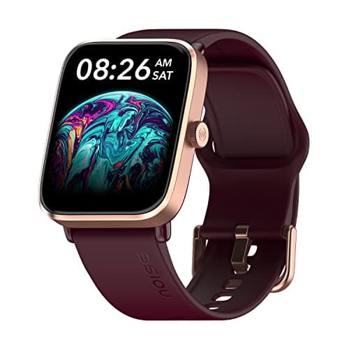 (Renewed) Noise ColorFit Pro 4 Alpha 1.78" AMOLED Display, Bluetooth Calling Smart Watch, Functional Crown, Metallic Build, Intelligent Gesture Control, Instacharge (Deep Wine)