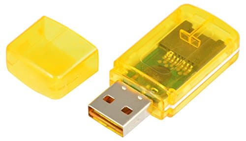 Vingajoy (Ubon Product) Micro SD Card Reader (Yellow)