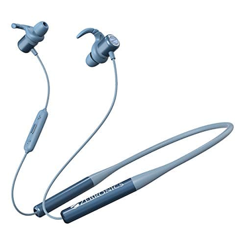 (Renewed) ZEBRONICS ZEB-YOGA Bluetooth Wireless In Ear Earphones with Mic (Blue)