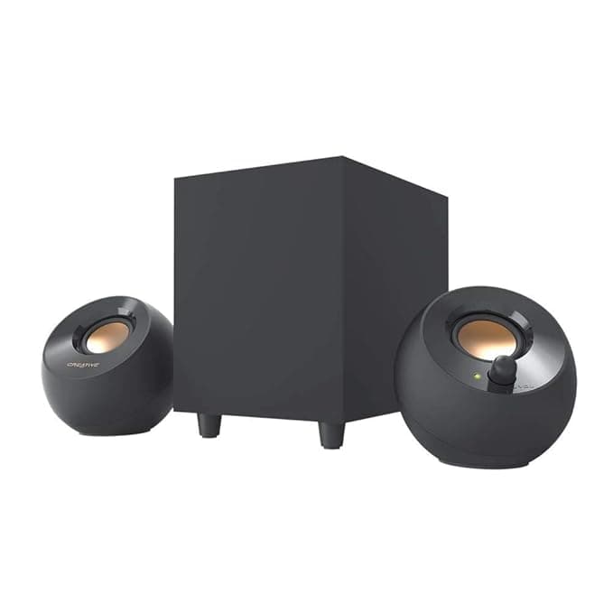 Creative Pebble Plus 8 Watt 2.1 Channel USB Speakers (Black)