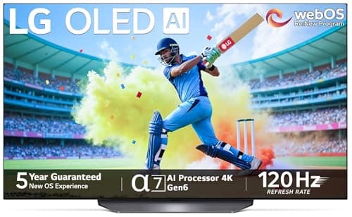 LG 164 cm (65 inches) 4K Ultra HD Smart OLED TV 65B3PSA (Black)