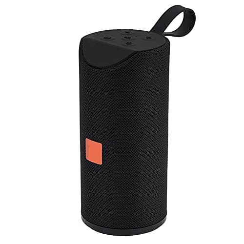 ALCHIKO Alchiko TG-113 HD High Bass Stereo Audio Ultra-Portable Wireless Bluetooth Speaker with USB Charging Cable & Built-in Microphone, Bluetooth, Radio, TF, Aux Input, black