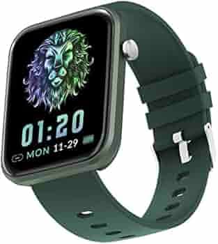 Newly Launched Crossbeats Ignite Crux Smart Watch for Men & Women with 1.69” HD Display, in-App GPS, Spo2 & Heart Rate Monitor, BP & Sleep Monitoring, 15 Days Battery, 200+ smartwatch Faces-Green