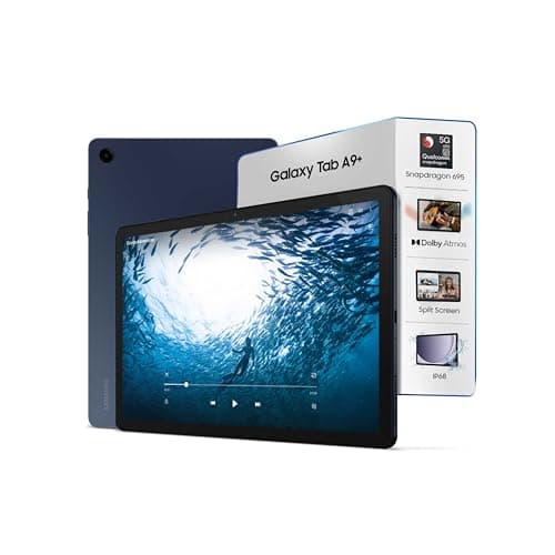 Samsung Galaxy Tab A9+ 27.94 cm (11.0 inch) Display, RAM 8 GB, ROM 128 GB Expandable, Wi-Fi+5G Tablet, Dark Blue