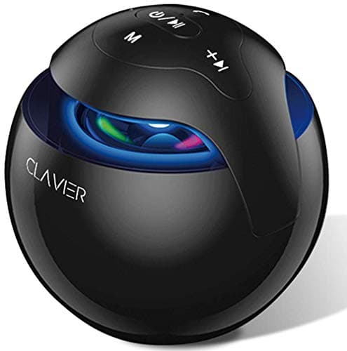 LONGWINGS Clavier Atom Portable Bluetooth Speaker, Bluetooth 5.0 Wireless Speakers with HD Sound and Rich Bass, LED Flashing Light, Built-in Mic for iPhone & Android ₹727