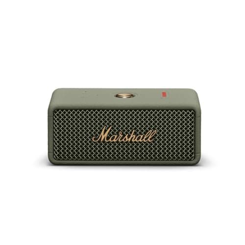 Marshall Emberton III Compact Portable Bluetooth Speaker with 32+ Hours of Playtime, (360 Sound), Dust & Waterproof (IP67)  Sage.