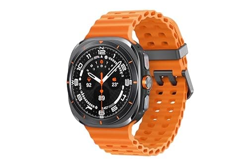 Samsung Galaxy Watch Ultra Smartwatch - 2025 Version, 47mm, Titanium Gray, LTE (CAD Version & Warranty) - Durable Titanium Casing, Cushion Design, Qui...