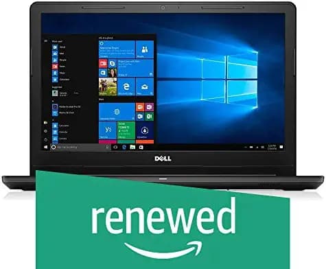 (Renewed) Dell Inspiron 15 3576 (core i5-8250U (8th gen), 8GB RAM, 1T.B HDD, 15.6 FHD, Windows 10 Home with Office Home and Student 2016) (Black)