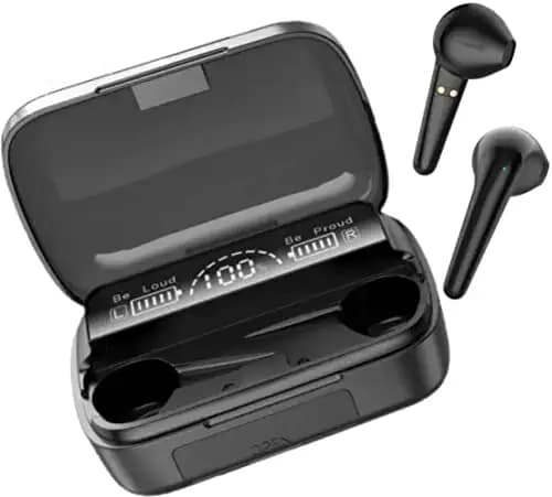 VEHOP Power True Wireless Earbuds, TWS Earbuds with Power Bank, Bluetooth 5.1, 200hrs Playtime, IPX7 Sweat-Proof, 2000mah Battery with Fast Charging, Built-in Mic with Deep Bass (Power M11)