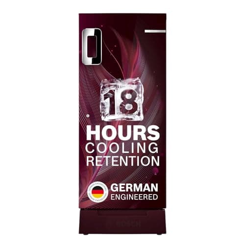 Bosch 207 L, 4 star, Direct-Cool Single Door Refrigerator | 18 Hrs Cooling Retention | 2.5X Faster Cooling | Spacious Multi Box | XL Dry Storage | Sup...