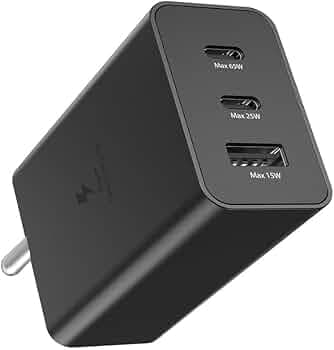 Samsung 65W Original 3-Port Super Fast Charging Wall Charger, GaN Trio Adapter for Samsung Galaxy S23 Ultra/S23/S23+/S22/S22 Ultra/S22+/S21 Fe 5G/S20 ...