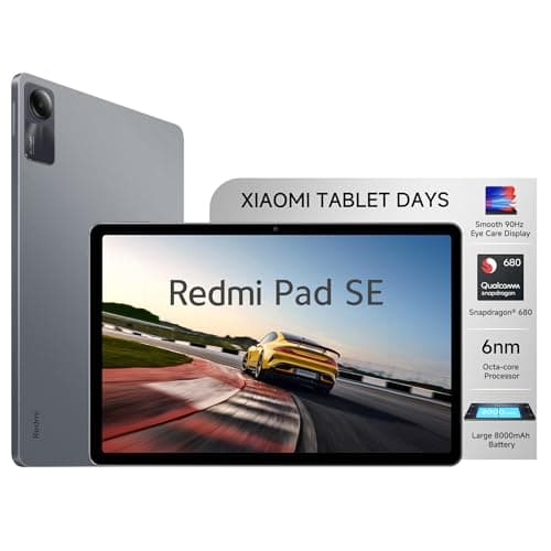 Xiaomi Redmi Pad SE| All Day Battery | Qualcomm Snapdragon 680| 90Hz Refresh Rate| 8GB, 128GB| FHD+ Display (11-inch/27.81cm)| Dolby Atmos| Quad Speak...