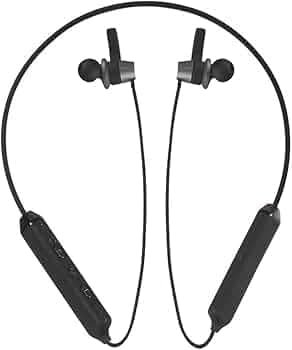 LEEMA LN3000 Neckband | Magnetic Earbuds with Noise Cancellation | Bluetooth Wireless BTv5.0 | in Ear Earphones with Mic | Fast Charging | 25 Hours Pl...
