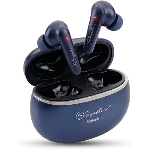 SIGNATURE Sigbuds-42 Bluetooth True Wireless Earbuds Blue, in-Ear TWS