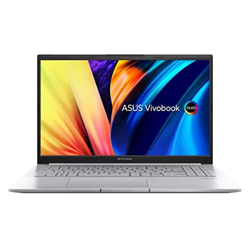 ASUS Vivobook Pro 15 OLED (2022), Intel Core i7 12th Gen, 15.6" (39.62 cm) FHD OLED, Thin & Laptop (16GB/1TB SSD/4GB RTX 3050/Win 11/Office 2021/Alexa/Backlit KB/70WHr/Silver/1.8 kg), K6500ZC-L712WS