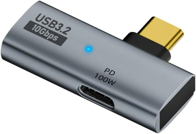ETZIN Type C 3.2 OTG Splitter, USB C to USB Adapter with Type C 100W PD Fast Charging, Durable and Universal OTG Converter