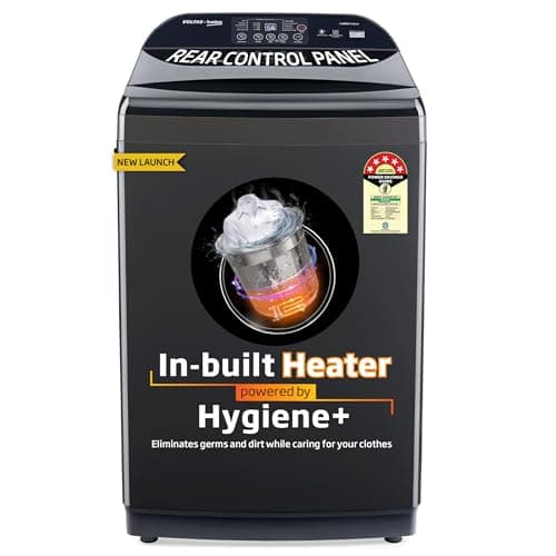 Voltas Beko, A Tata Product 9 Kg 5 Star Fully-Automatic Top Loading Washing Machine with Anti-Bacterial wash Technology (WTL9006UEAH / OBS3060, Dark G...