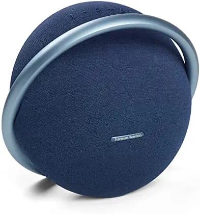 (Renewed) Harman Kardon Onyx Studio 7 Portable Stereo Bluetooth Speaker with 8 Hours Playtime and Wireless Dual Sound (Blue)