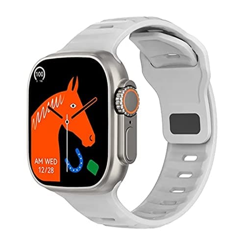 VEHOP BLAZE ULTRA Bluetooth Calling Smartwatch, 1.95" IPS-HD Always-ON Largest Display, HeartRate Monitor, SpO2, Wireless Fast Charging, Multi-Sports, Health Trackers & IP68 Waterproof for Men & Women