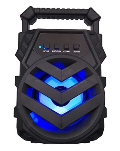 WORRICOW Wireless 3D Bass Surround Sound Bluetooth Speaker with AUX, FM, USB TF Card Support