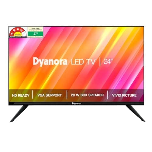 Dyanora 60 cm (24 Inches) HD Ready LED TV DY-LD24H0N (Black) (2021 Model)