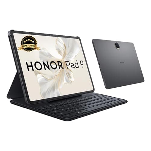 HONOR Pad 9 with Free Bluetooth Keyboard, 12.1-Inch 2.5K Display, 16GB (8+8GB Extended), 256GB Storage, Snapdragon 6 Gen 1 (4nm), 8 Speakers, Up-to 17...