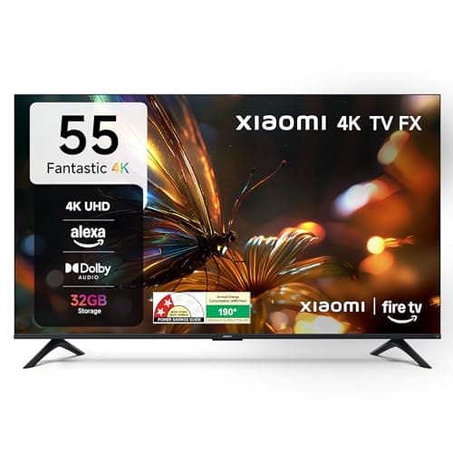 Xiaomi 138 cm (55 Inches) FX Series 4K Ultra HD Smart Fire TV L55MB-FIN