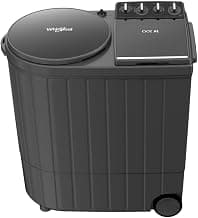 Whirlpool 12Kg Semi-Automatic Top Loading Washing Machine (ACE XL 12 DMIX GRAPHITE GREY,10YR MW, Dynamix Detergent Dispenser)