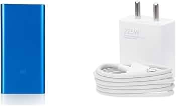10000mAh Mi Power Bank 3i Blue & Xiaomi 22.5W Fast Charger Combo
