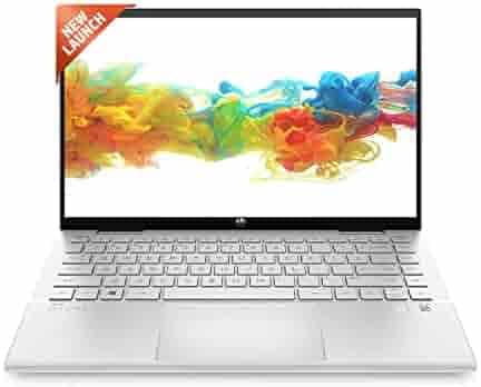 HP Pavilion x360 11th Gen Intel Core i5 14 inch(35.6 cm) FHD Multitouch 2-in-1 Laptop(16GB RAM/512GB SSD/B&O/Win 11/FPR/Backlit KB/Intel Iris Xe Graphics/Alexa/Pen/MS Office/Silver/1.52Kg) 14-dy1048TU
