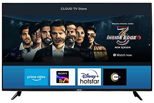 AKAI 108 cm (43 Inches) Full HD Smart LED TV AKLT43S-FL29M (Black) (2021 Model) | with Frameless Design
