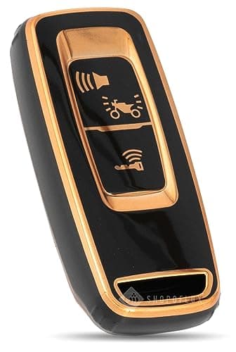 SHOPOFLUX TPU Key Cover Compatible with Honda Activa | Dio H-Smart 2023 (Black)