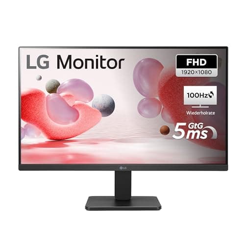 LG 24 Inch IPS FHD Monitor 1920 x 1080,AMD FreeSync,100Hz, sRGB 99% Typ(CIE1931),Black Stabilizer,Virtual Borderless, Flicker Safe, Reader Mode,OnScre...