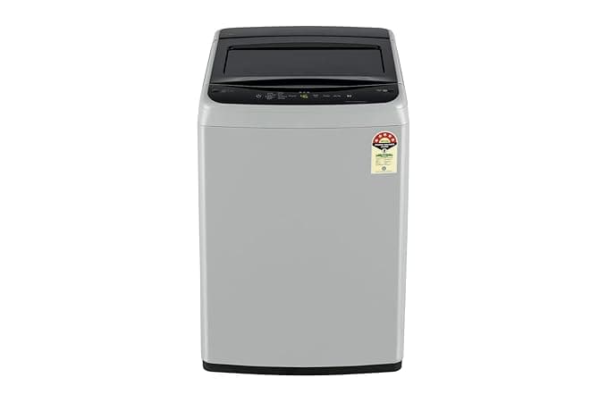 LG 7.5 Kg T75VBSF1Z Top Load Washing Machine, Smart Inverter Motor, Middle Free Silver