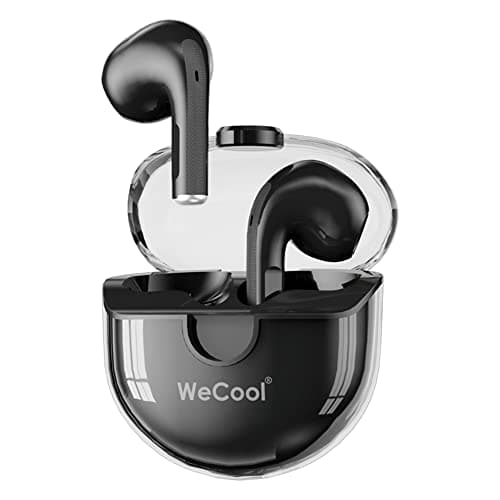 Wecool Moonwalk M3 ENC in Ear Earbuds with Bluetooth V 5.3 Truly Wireless with mic, High Bass for Music Lovers, Touch Control with HD Stereo Sound, 30 Hours Battery,