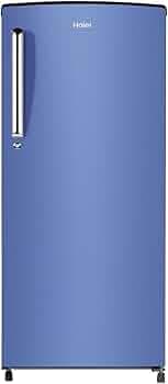 Haier 185 L, 2 Star, Radish Blue Finish Direct Cool Single Door Refrigerator REF HRD-2062BRB-N
