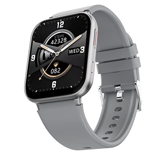 (Renewed) Fire-Boltt Beam Bluetooth Calling Smartwatch with 1.72” Full Touch & 320*380 Pixel Resolution, AI Voice Assistant, IP68 Rating, 60 Sports Modes & Full Metal Body
