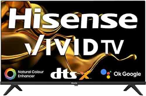 Hisense 80 cm (32 inches) Android 11 Series HD Ready Smart Certified Android LED TV 32A4G (Black)