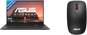 ASUS Vivobook S 15 2022, Intel Core EVO i5-12500H 12th Gen, 15.6"" (39.62 cms) FHD, (8GB RAM/512GB SSD), K3502ZA-KJ522WS + WT300 Mouse (Black)
