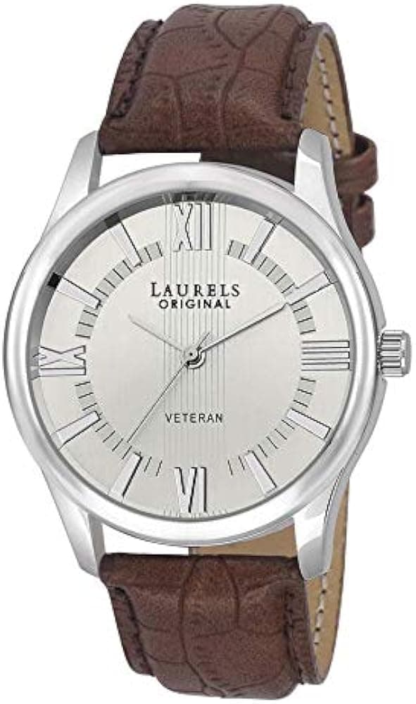 Laurels Lo-vet-201s Analog Silver Dial Men's Watch-Lo-Vet-201S