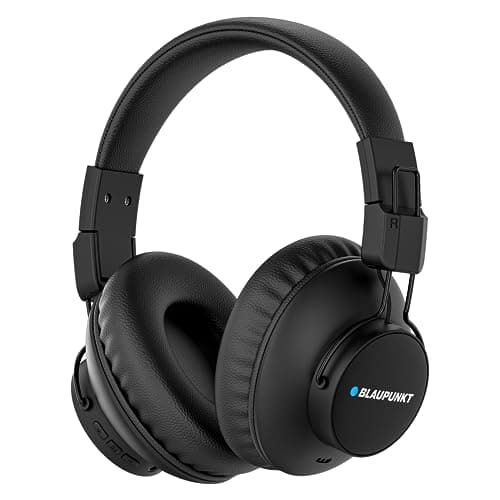 Blaupunkt Newly Launched BH41 Bluetooth Wireless Over Ear Headphones I Long Playtime I 40MM Drivers I Foldable I Flexible & Light Weight I Built in Mi...