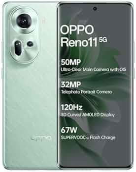 (Refurbished) Oppo Reno 11 5G (Wave Green, 256 GB) (8 GB RAM)