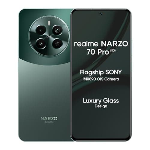 realme NARZO 70 Pro 5G (Glass Green, 8GB RAM,128GB Storage) Dimensity 7050 5G Chipset | Horizon Glass Design | Segment 1st Flagship Sony IMX890 OIS Ca...