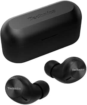 Panasonic Technics Eah-Az40M2-K Wireless In Ear Earphones, Black, Bluetooth, Noise Canceling, 3 Devices, Multipoint, Ipx4, Ldac Compatible, High Resol...