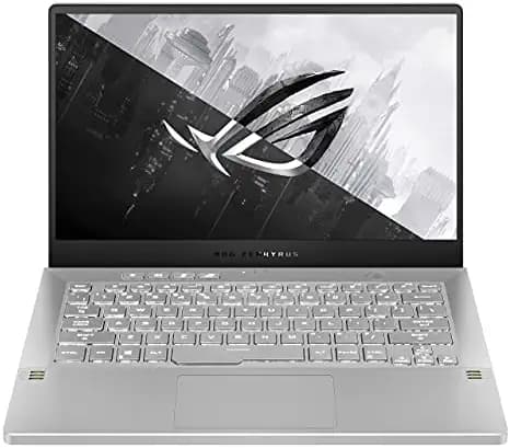 (Renewed) ASUS ROG Zephyrus G14 (2021), 14" (35.56 cms) FHD 144Hz, AMD Ryzen 9 5900HS, GeForce RTX 3050 4GB Graphics, Gaming Laptop (16GB/1TB SSD/Office 2019/Windows 10/Moonlight White/1.6 Kg), GA401QC-HZ093TS
