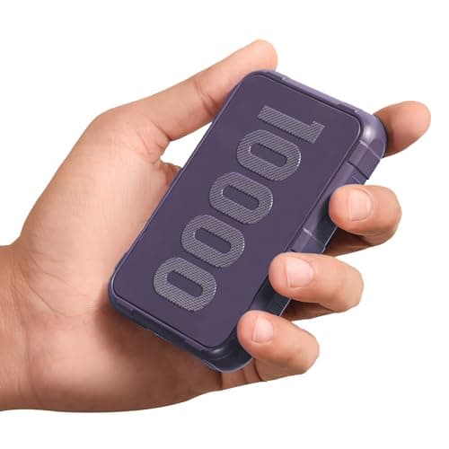 Ambrane 10000mAh Rugged, Slim & Compact Powerbank, 22.5W Fast Charging, USB & Type C Output, Power Delivery, Quick Charge for iPhone, Android & Other ...