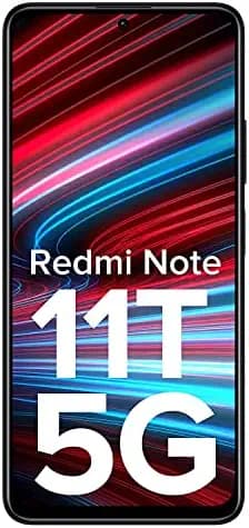 (Renewed) Redmi Note 11T 5G (Matte Black, 6GB RAM, 64GB Storage)| Dimensity 810 5G