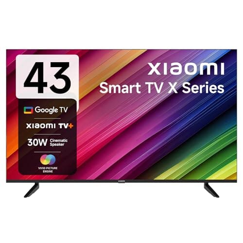 MI 108 cm (43 inches) X Series 4K Ultra HD Smart Google TV L43M8-A2IN (Black)